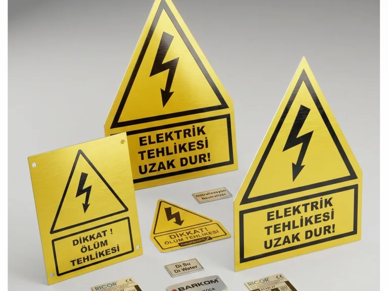 GES uyarı levhaları — Ankara